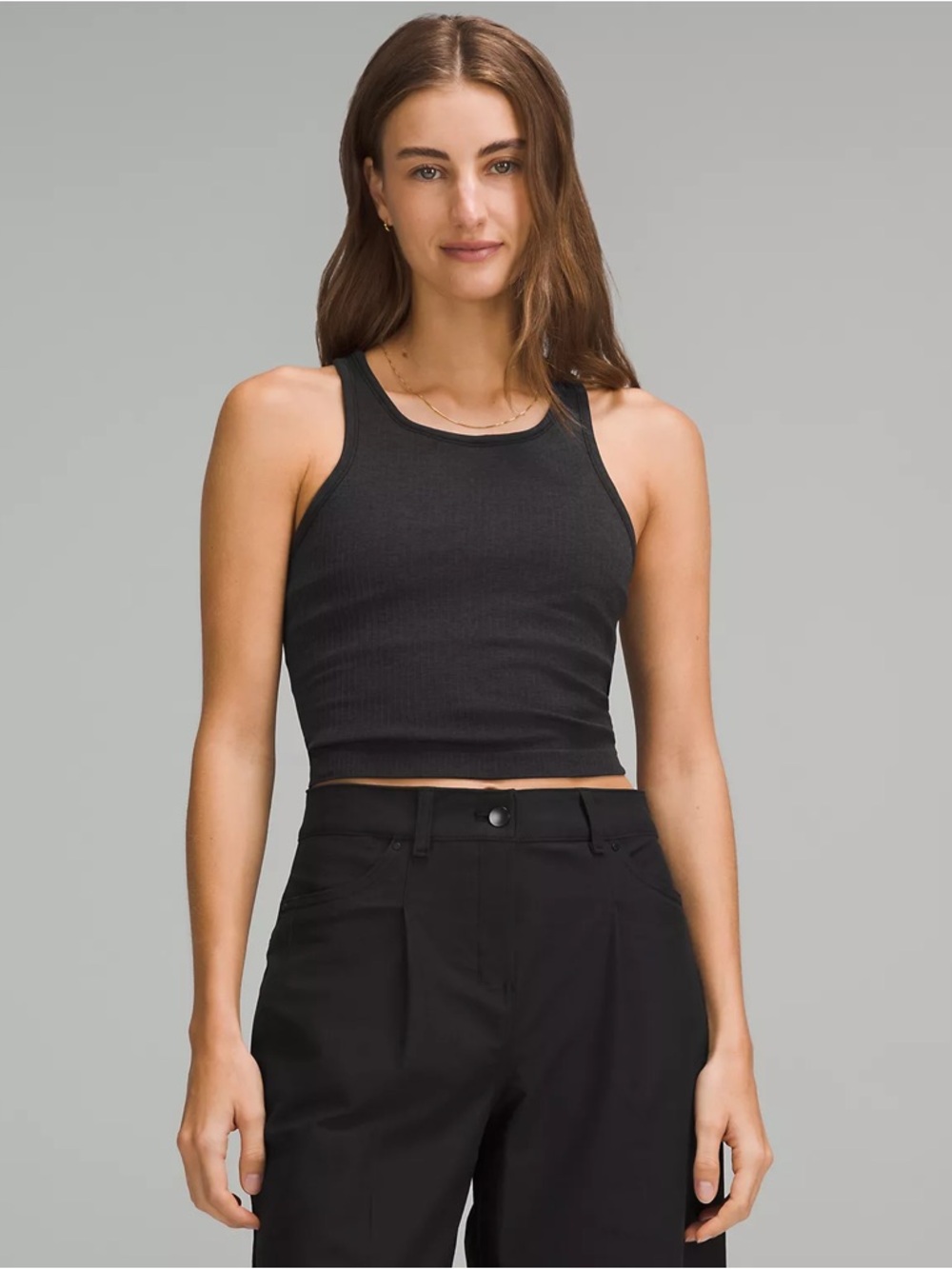 NWT Lululemon Ebb to the streets racerback Cropped Tank Top